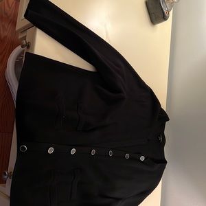 Beautiful, black viscose and nylon soft jacket from Talbots, size 2X